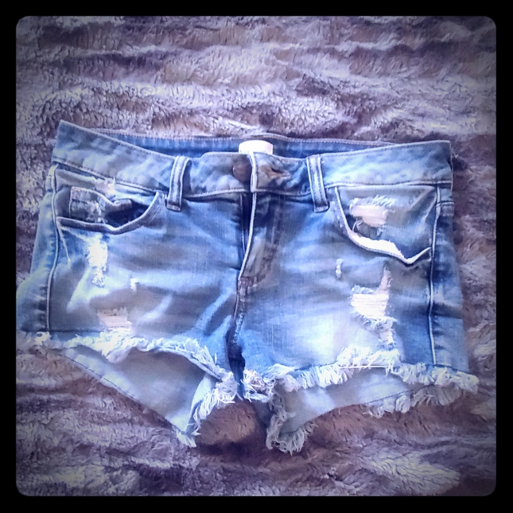 Sneak Peek Distressed Jean Short